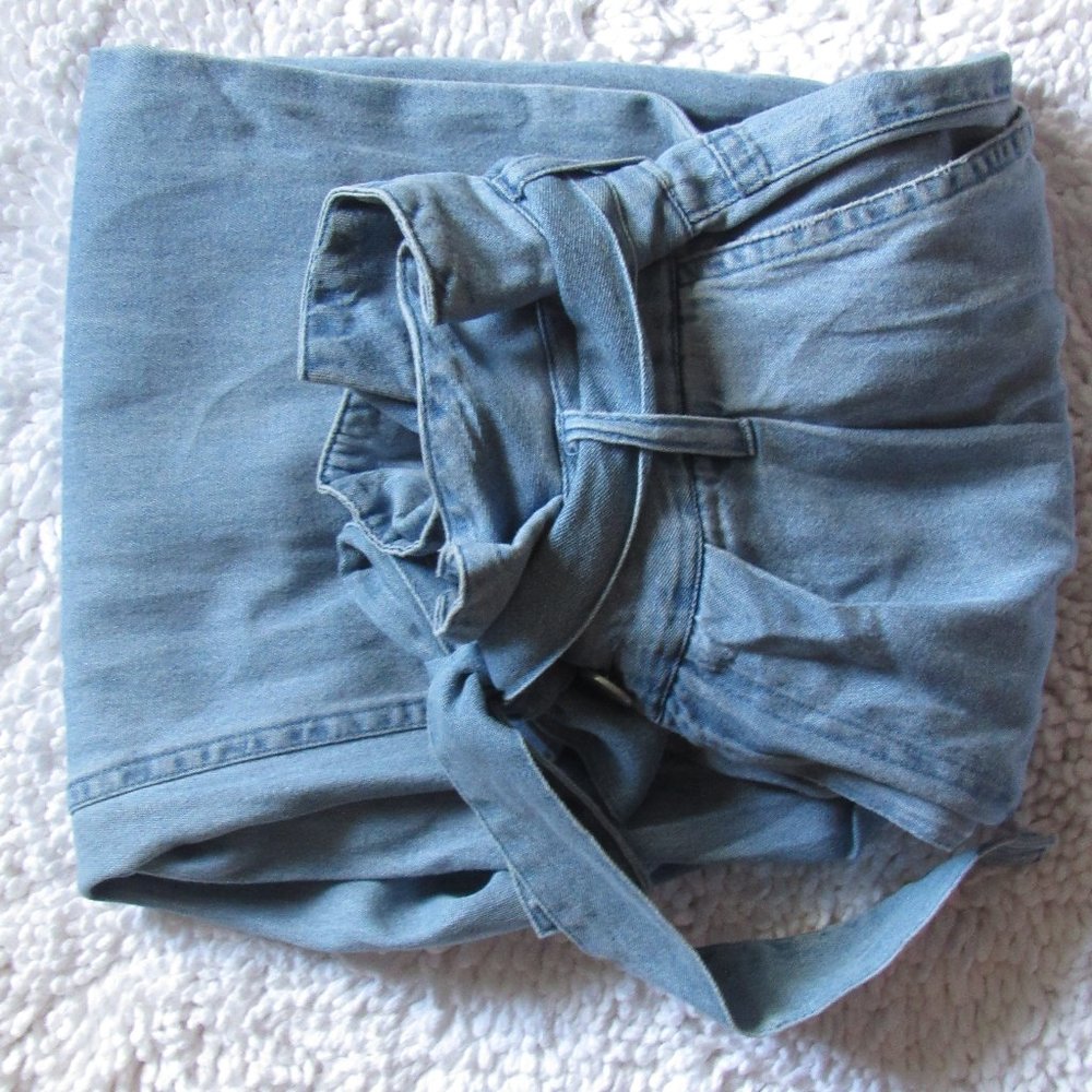 Blue High Waist Pants
